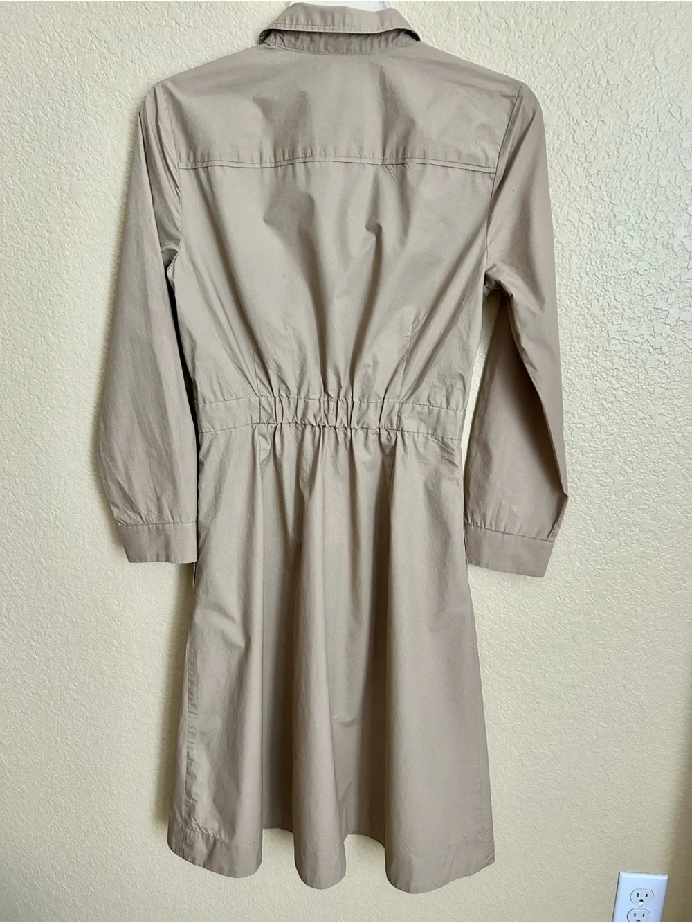 J. Crew Long-Sleeve Button Front Shirt Dress